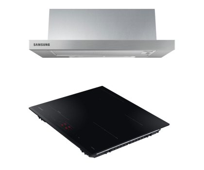 Okap kuchenny Samsung ZESTAW Płyta indukcyjna NZ64B5045GK/U2+Okap NK24M1030IS